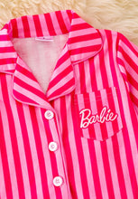 Barbie striped pajama set