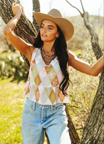 Mamacita preppy pony top