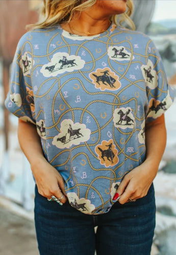 Mamacita rancher threads top
