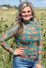 Cow town mesh tee (mamacita & babes)