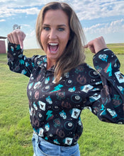 Cowgirl charm mama & mini  pullover/cropped jacket