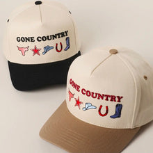 Gone countey canvas hat / cap