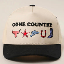 Gone countey canvas hat / cap