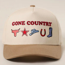 Gone countey canvas hat / cap