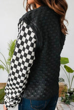 Mamacita Checkered textured top