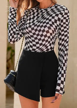 Mamacita Crazy checkered mesh