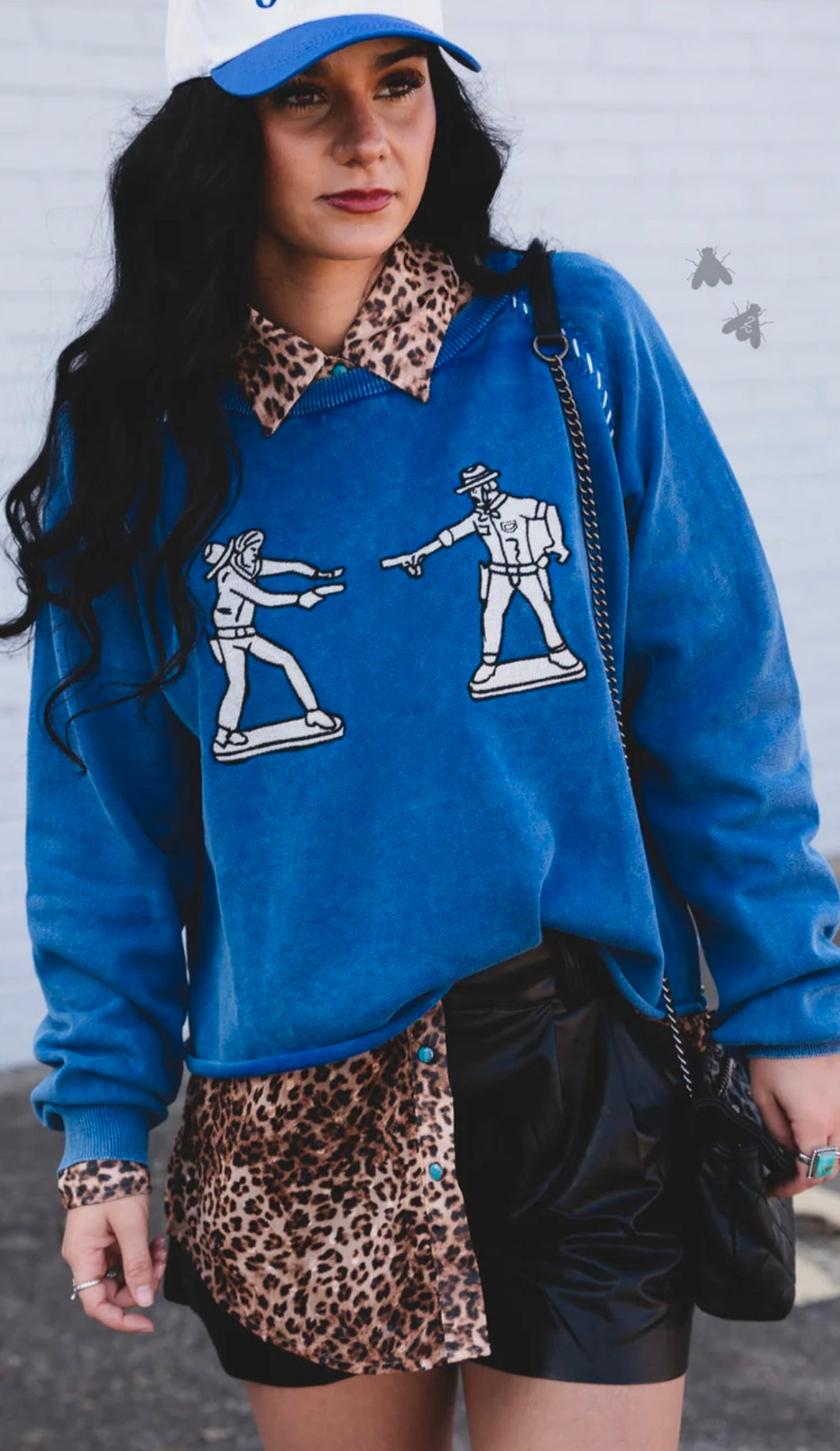 Cobolt cowboy blue sweater