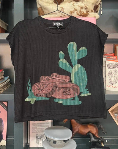 Mamacita rattle me cactus top / tee