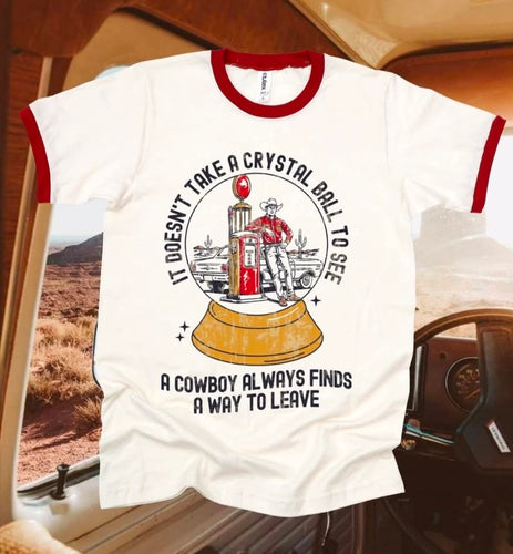 Choosin Texas tee (crystal ball) adult
