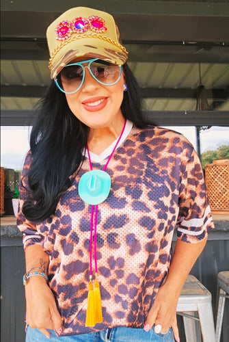 Mamacita leopard jersey