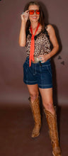 Wild woman leopard lace tank