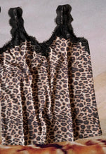 Wild woman leopard lace tank