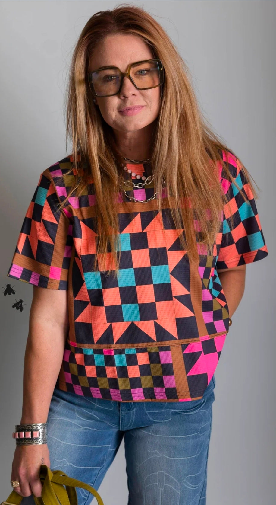 Mamacita Sew it goes granny aztec top