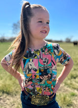 Mini rowdy ranch animal tee