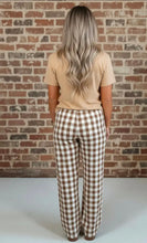 Mamacita gingham drawstring pants