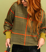 High society plaid mamacita top