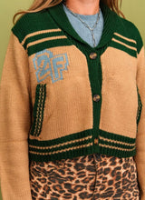2f mamacita vintage varsity cardigan