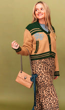 2f mamacita vintage varsity cardigan