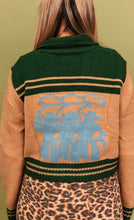 2f mamacita vintage varsity cardigan