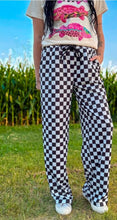 Mamacita checkered race track pants