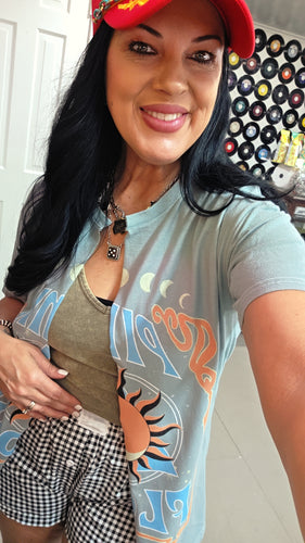 Mamacita pink floyd cut cardi shirt