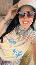 Cowgirl things tee (mom crop)
