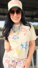 Cowgirl things tee (mom crop)