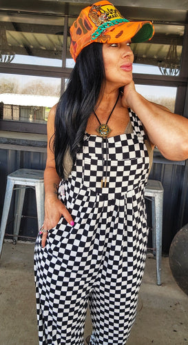 Mamacita Racetrack comfy overalls