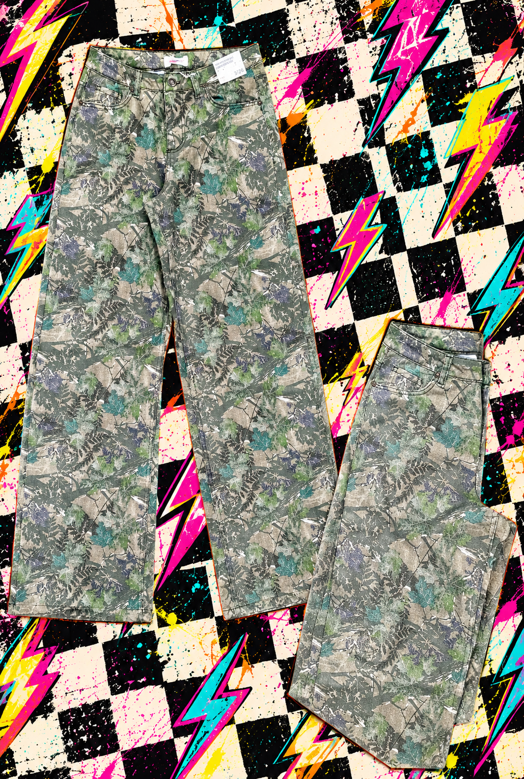 Mamacita camo jeans