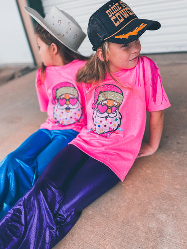 Fringed santa tee