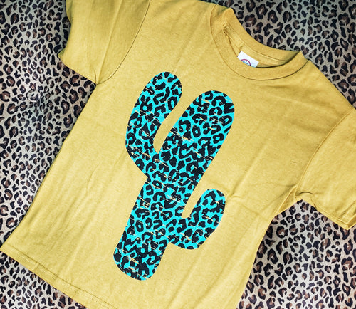 Mustard Wild Cactus tee