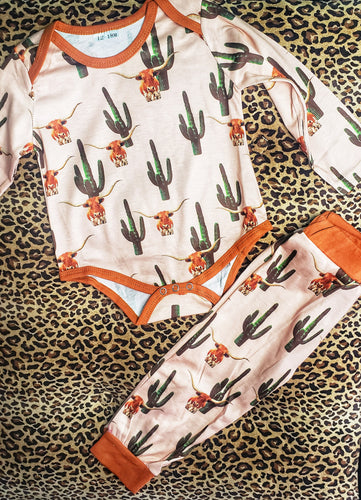 Steer Me Right cactus pajama set
