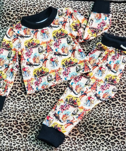 Retro cowboy lounge/pajama set