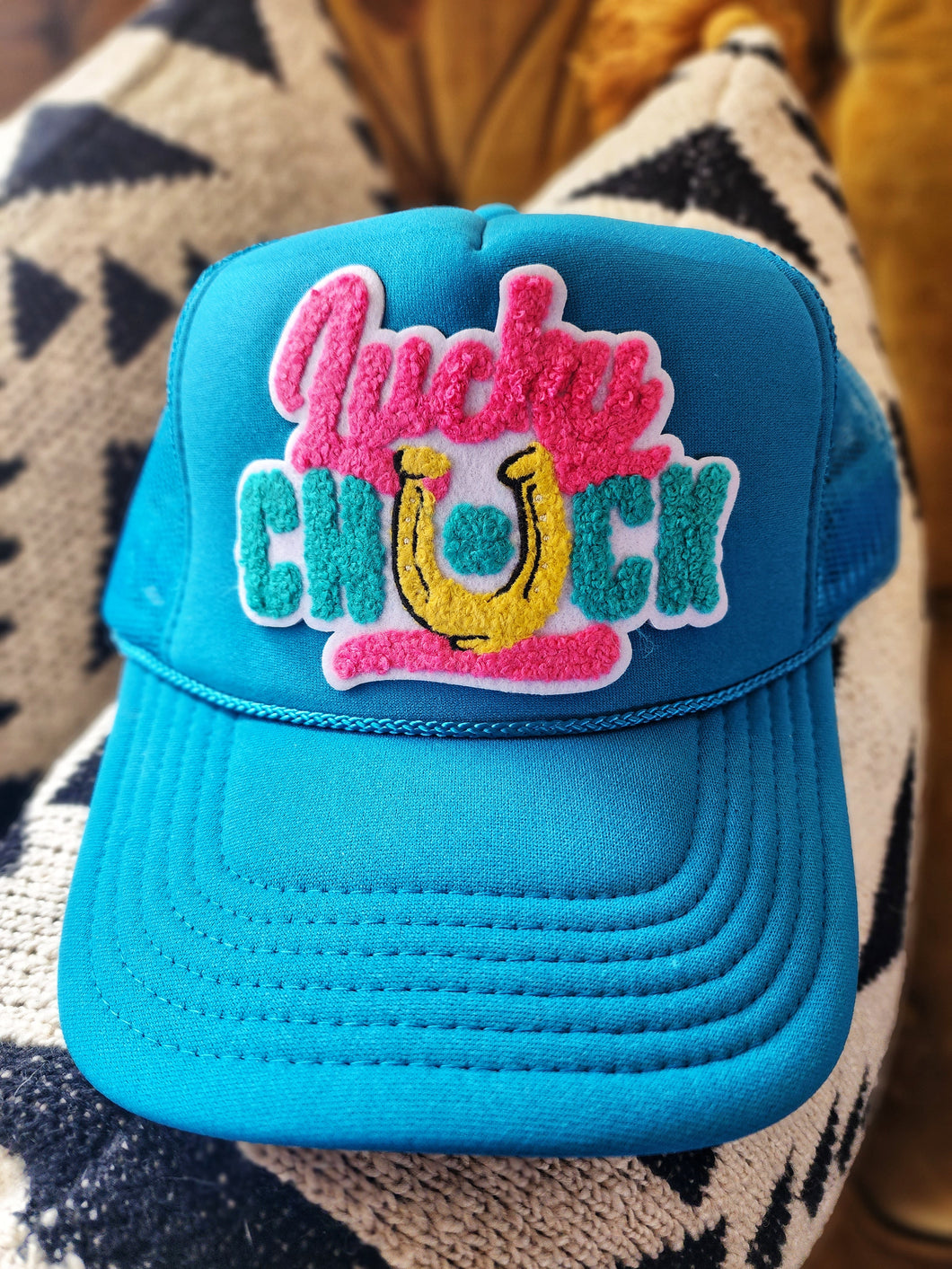 Lucky chuck trucker cap