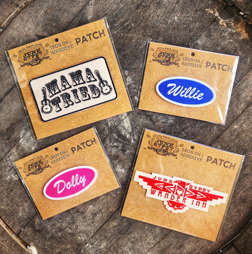 Junk gypsy iron on patch