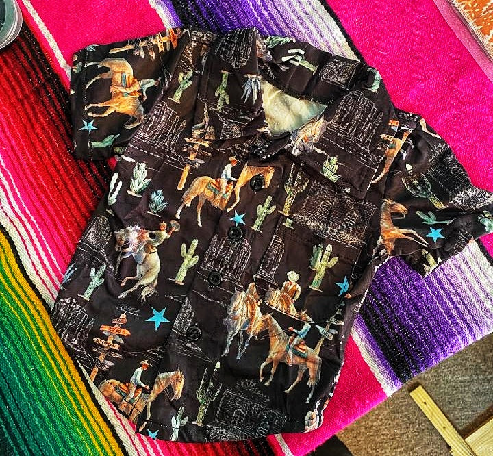 Punchy cowboys button up