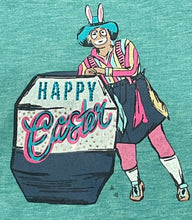 Rodeo easter clown blinged out tee