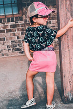 Sequined mini skirt